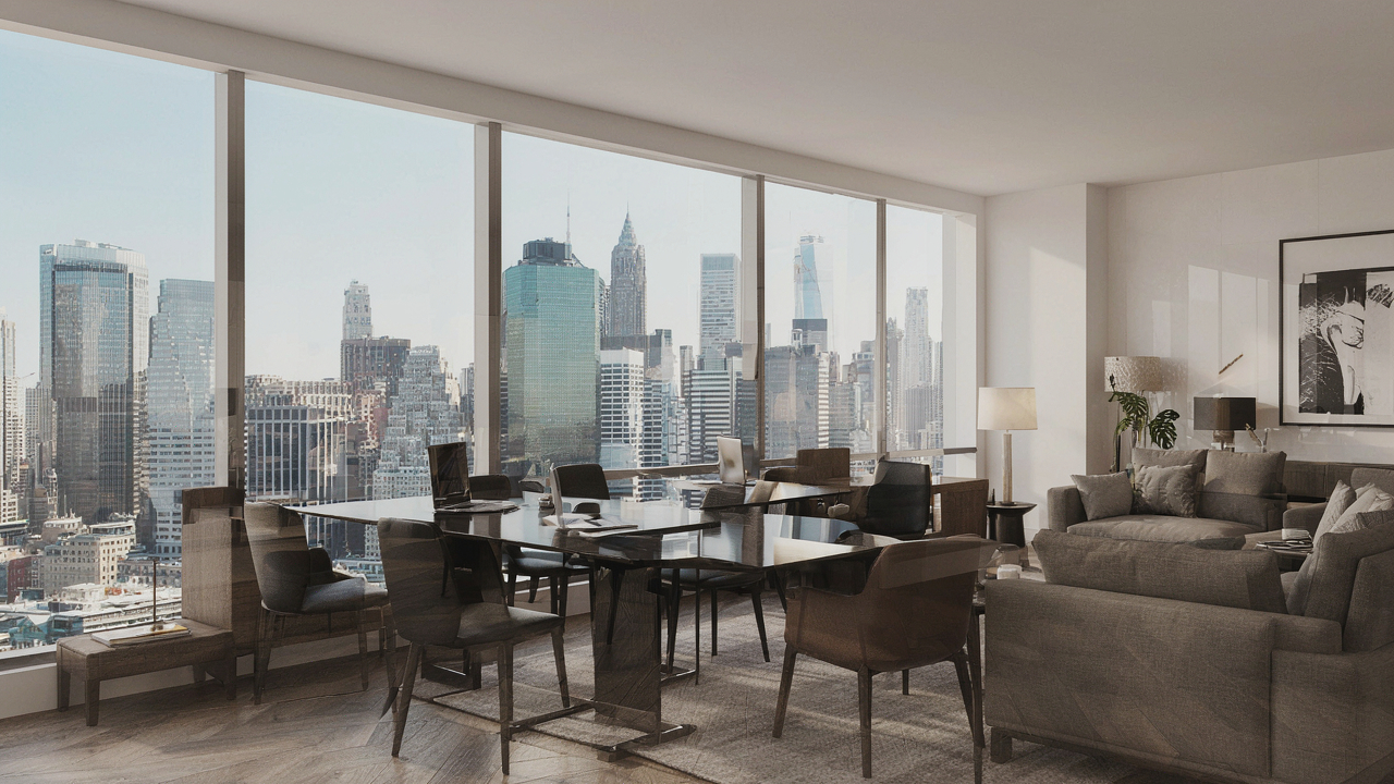Modern corporate housing in New York City